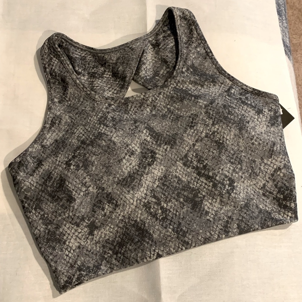 Gap fit cropped bra top